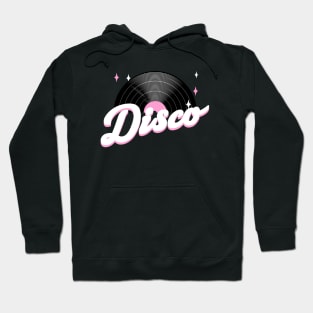 DISCO  - Vintage Vinyl (pink) Hoodie